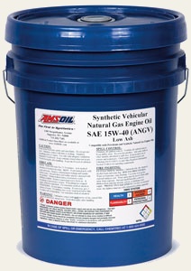 AMSOIL Synthetic Vehicular Natural Gas Engine Oil (ANGV) SAE 15W-40 